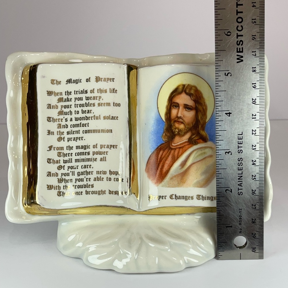Vintage ceramic prayer book 1960s, The Magic of Prayer - Picture 14 of 14